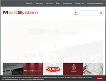 Tablet Screenshot of maintsystemsrl.com